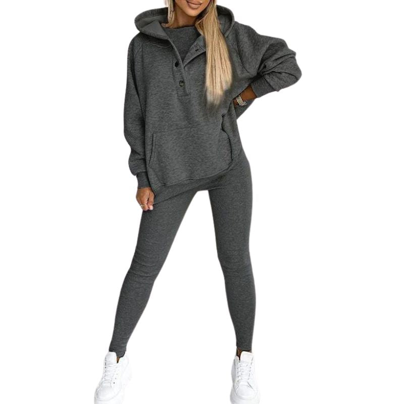 Comfort Loungewear Set Dark Gray