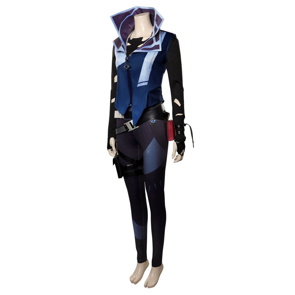 Valorant Fade Cosplay Costume Outfits