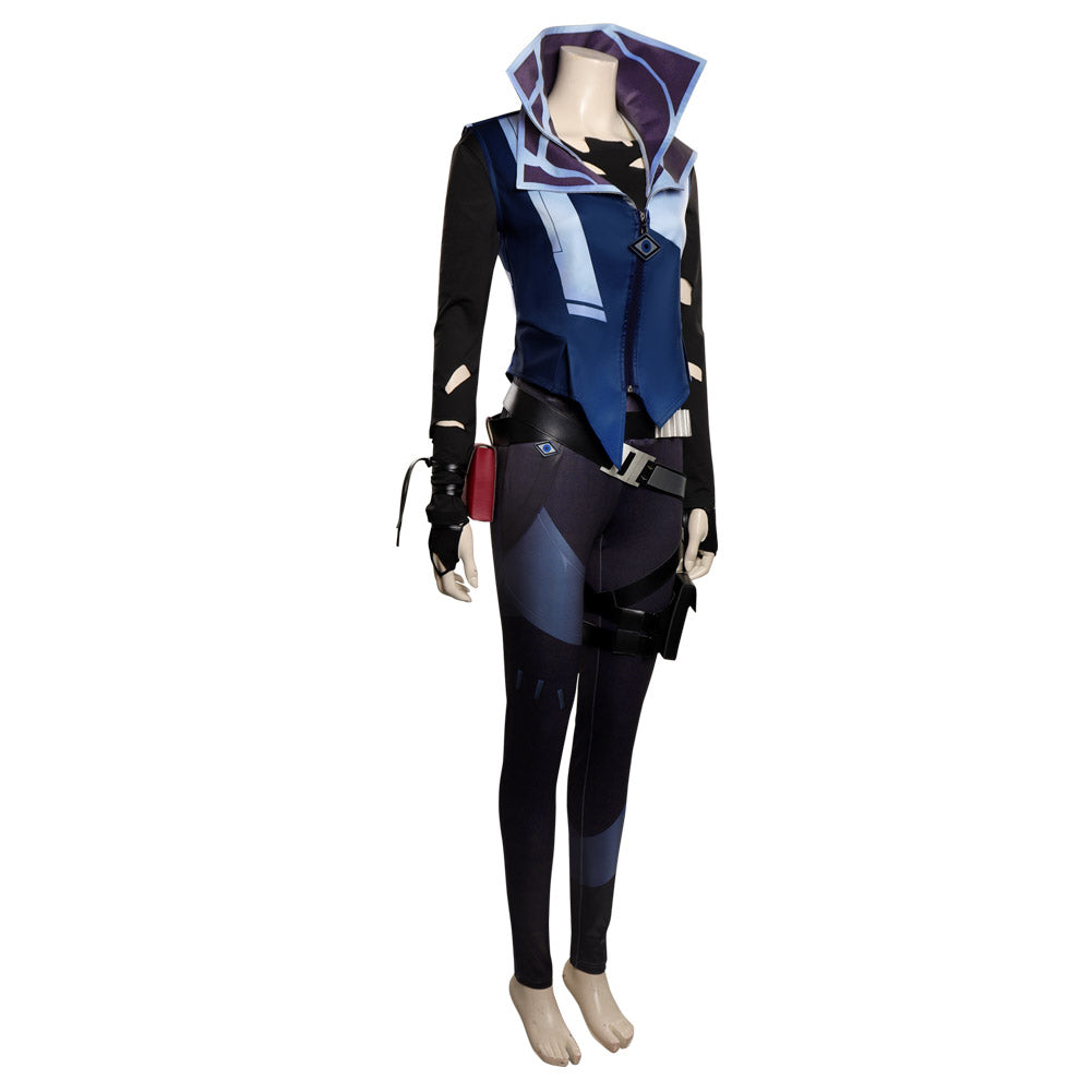 Valorant Fade Cosplay Costume Outfits