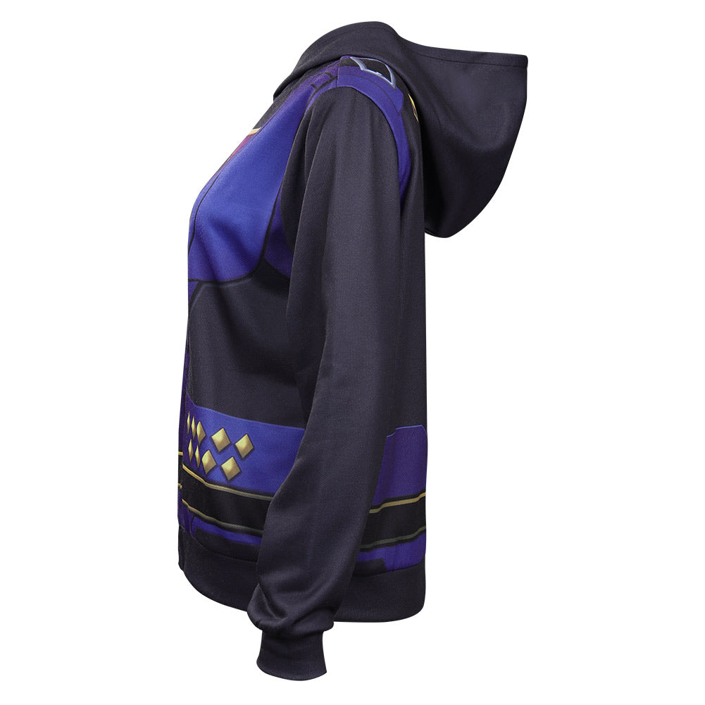 Valorant Reyna Cosplay Costume Hoodie Suit