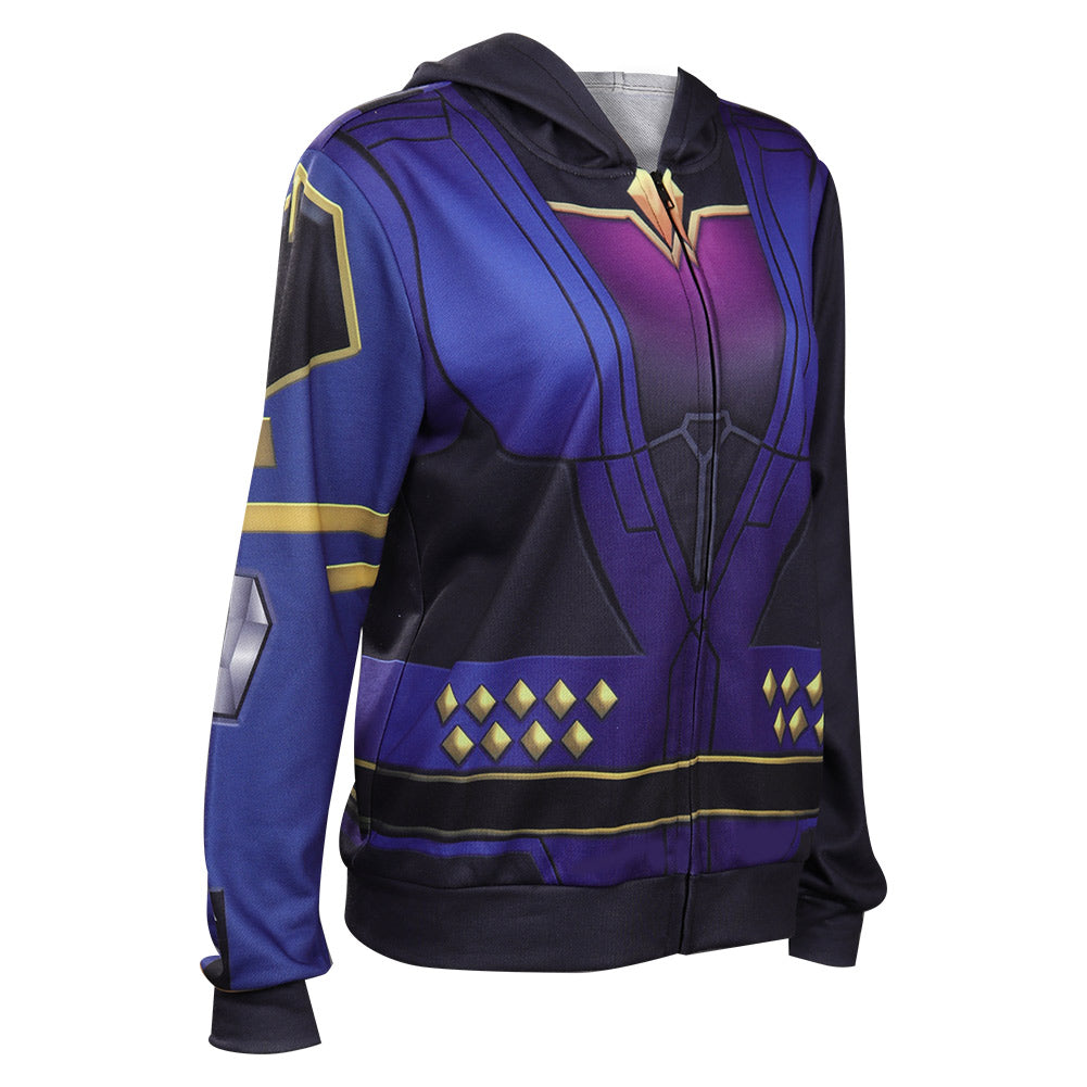 Valorant Reyna Cosplay Costume Hoodie Suit