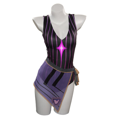 Valorant Reyna Cosplay Costume Jumpsuit Swimsuit XXXL