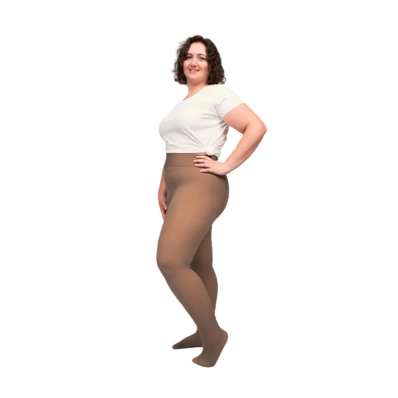 Versatile Stretch Tights Beige