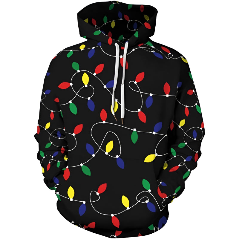 Vibrant Christmas Holiday Hoodie With 3D Print 6XL