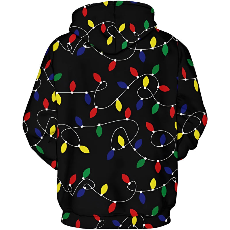 Vibrant Christmas Holiday Hoodie With 3D Print