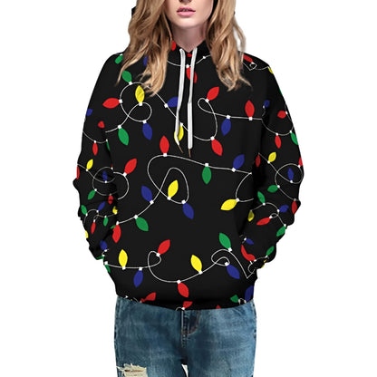 Vibrant Christmas Holiday Hoodie With 3D Print