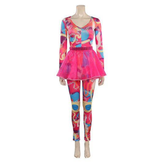 Vibrant Colorful Jumpsuit Cosplay Costume