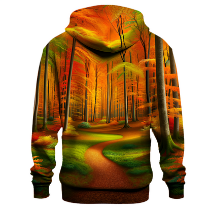 Whimsical Autumn Forest Hoodie