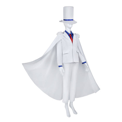 Detective Conan Kiddo Kid The Phantom Thief Costume XXL