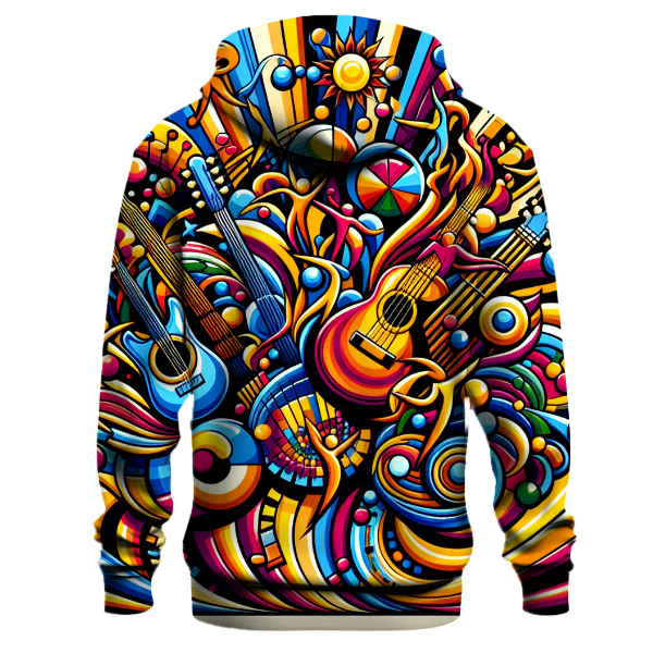 Vibrant Festival Energy Hoodie