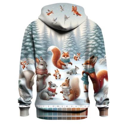 Whimsical Woodland Critters Hoodie