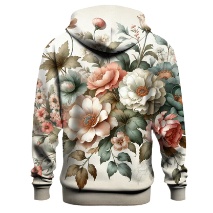 Vintage Garden Blossoms Hoodie