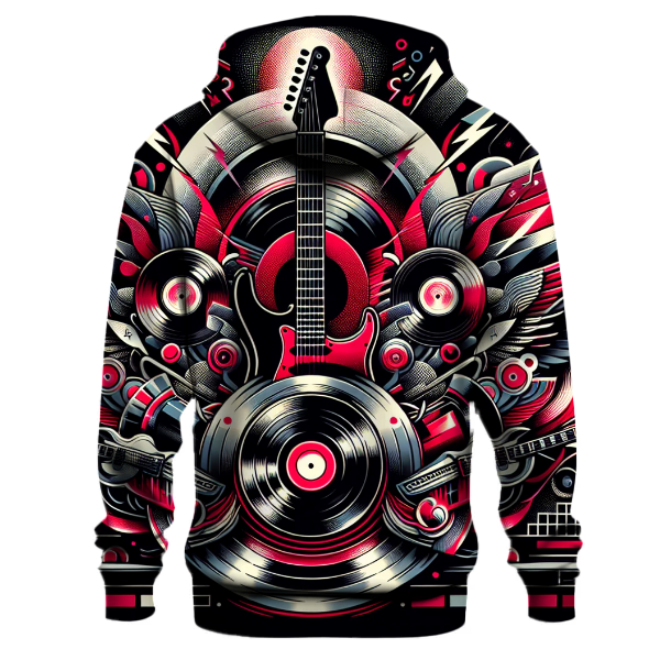 80s Rock Band Tribute Hoodie