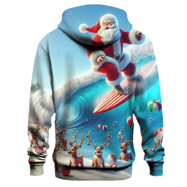 Santa's Surfing Adventure Hoodie