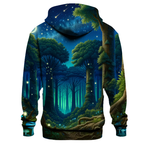 Mystical Forest Night Hoodie