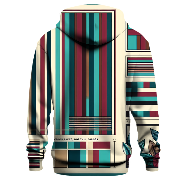 Vintage Graphic Stripes Hoodie