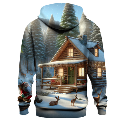 Santa's Woodland Retreat Hoodie