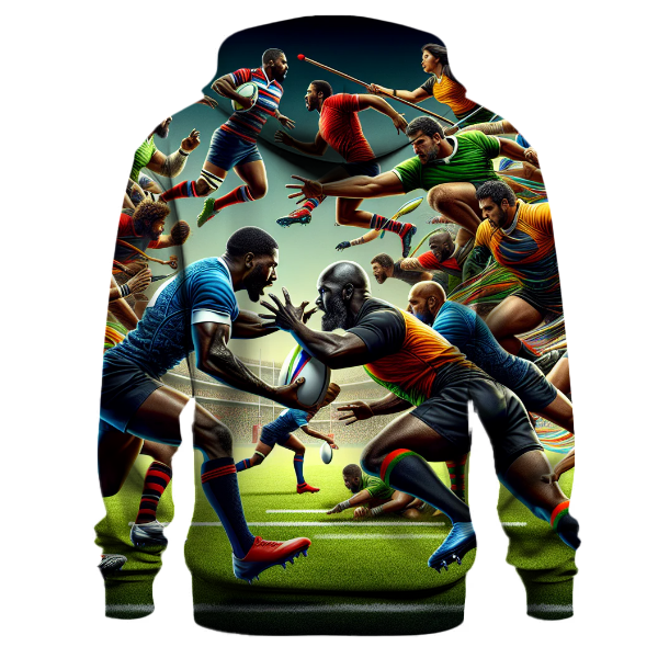 Rugby Scrum Strength Hoodie