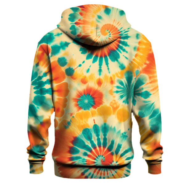 Retro Summer Tie-Dye Hoodie