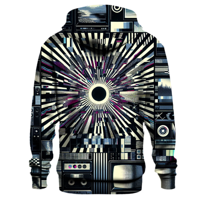 Vintage Video Glitch Hoodie