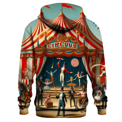 Vintage Circus Fantasy Hoodie