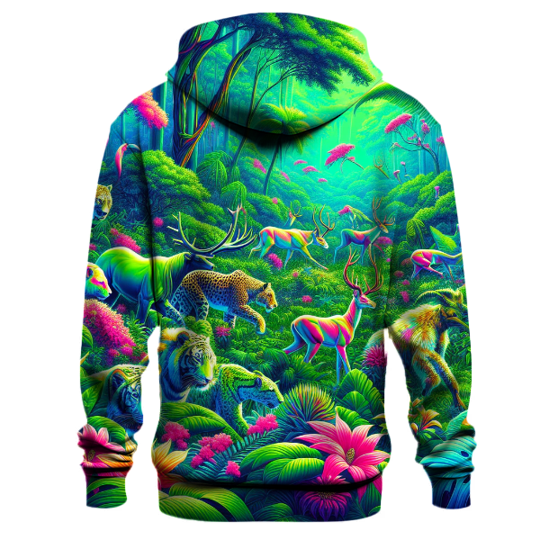 Wild Jungle Retro Hoodie