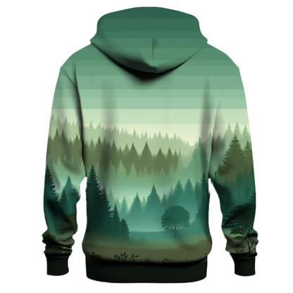 Forest Glade Gradient Hoodie