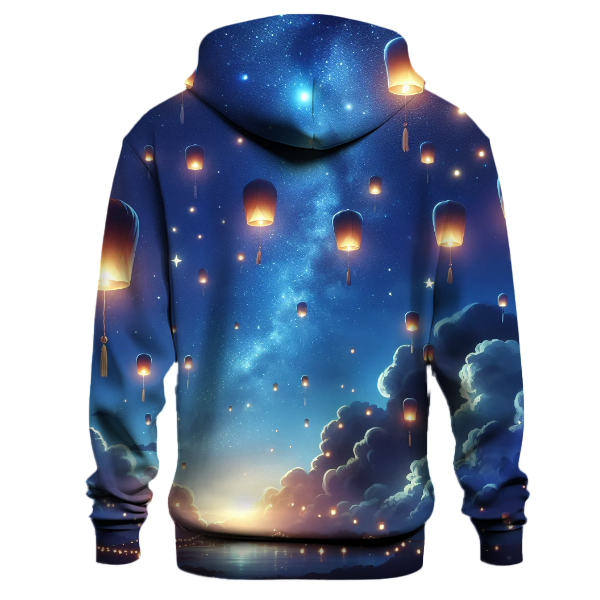 Whimsical Sky Lanterns Hoodie