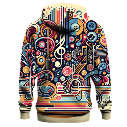 Vibrant Music Notes Hoodie