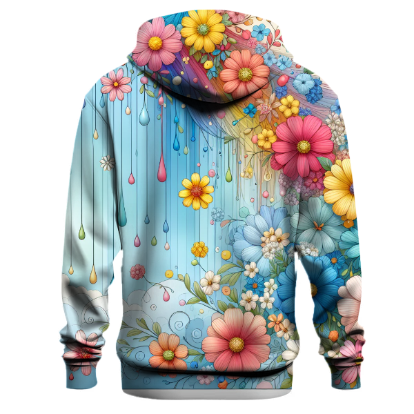 Whimsical Floral Rain Hoodie