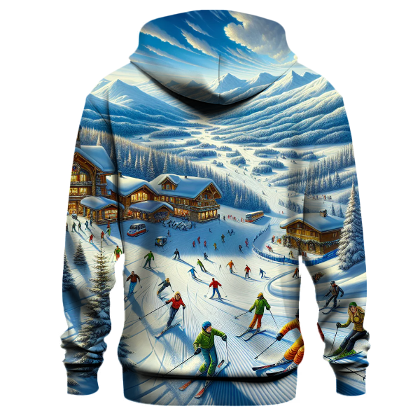 Ski Slopes Thrill Hoodie