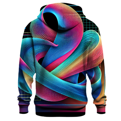 Abstract Wave Reverie Hoodie