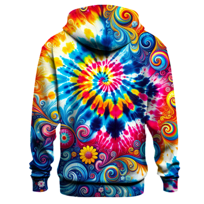 Whimsical Tie-Dye Fantasy Hoodie