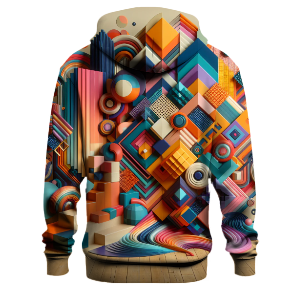 Vibrant 70s Patterns Hoodie