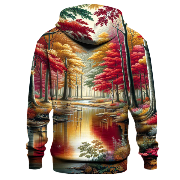 Tranquil Autumn Forest Hoodie