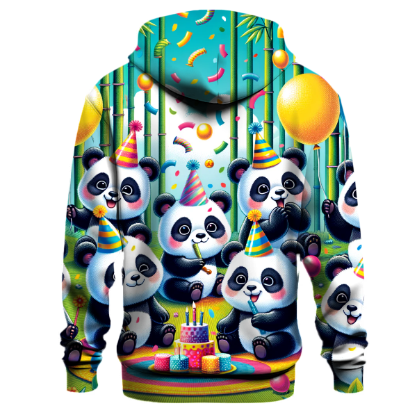 Playful Panda Party Hoodie