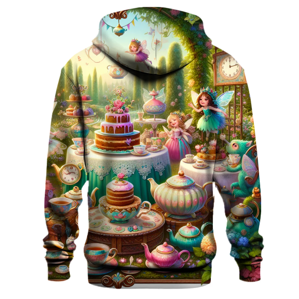 Whimsical Tea Party Fantasy Hoodie