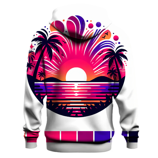 Vibrant Tropical Sunset Hoodie