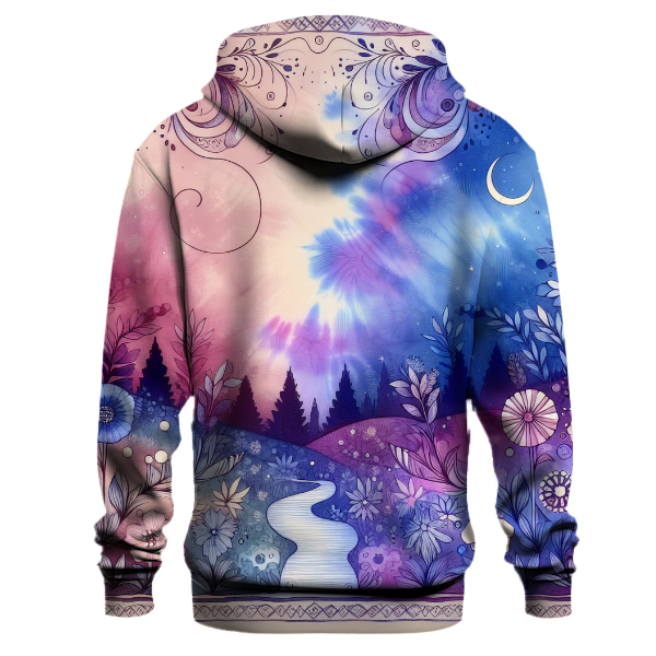 Whimsical Twilight Garden Hoodie