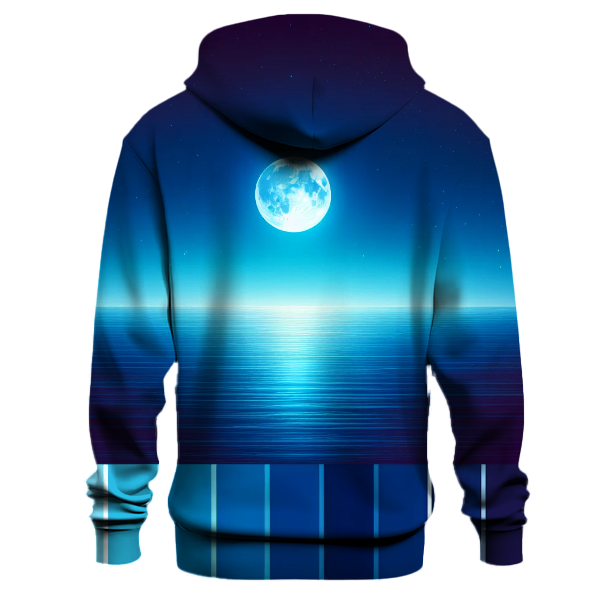 Sapphire Moonlit Veil Hoodie