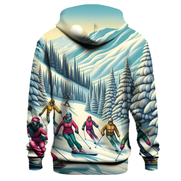 Skiing Serenity Hoodie