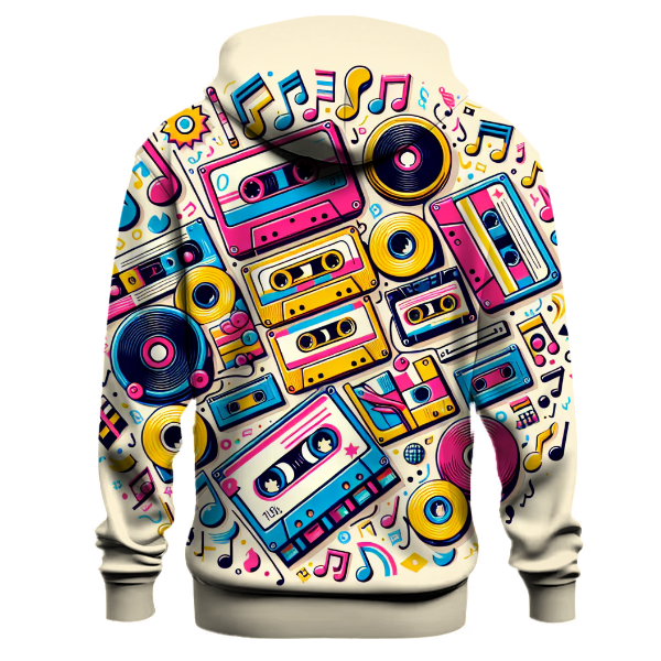 Vintage Cassette Charm Hoodie