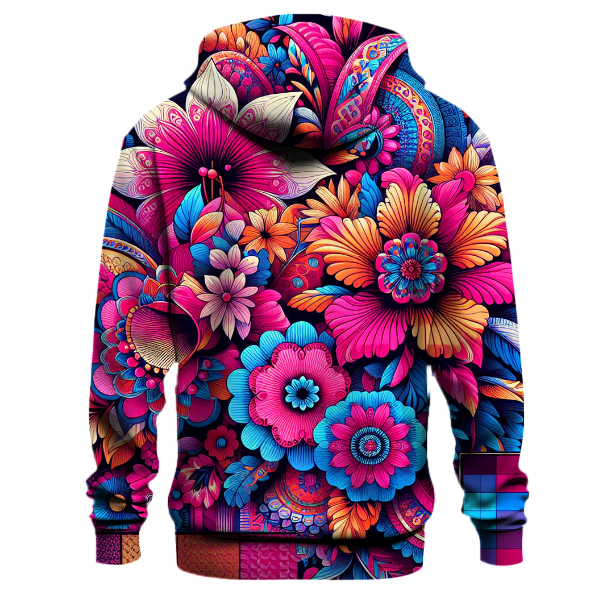 Vibrant Floral Patterns Hoodie