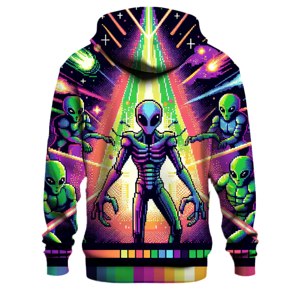 Space Invaders Retro Hoodie