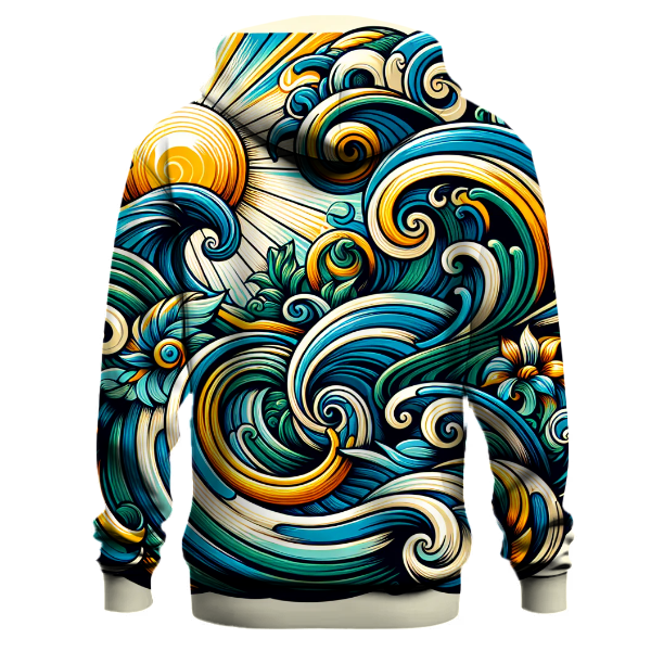 Wave Patterns Hoodie