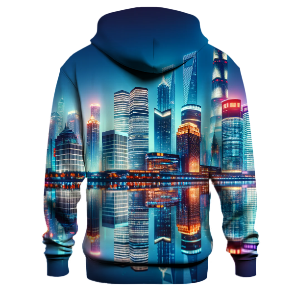 Cityscape Reflection Hoodie