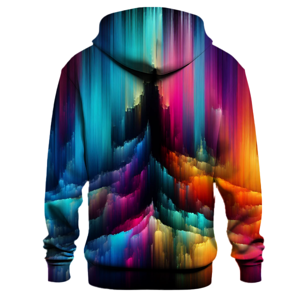 Urban Graffiti Burst Gradient Hoodie