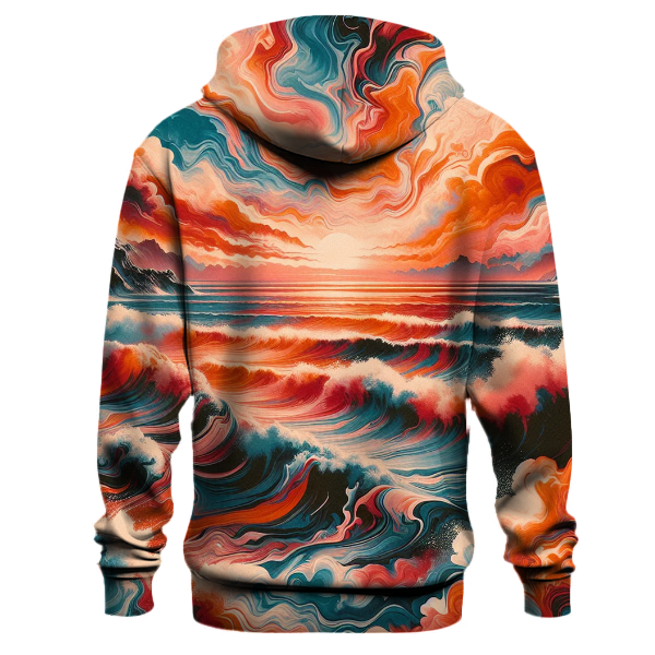 Sunset Surf Tie-Dye Hoodie