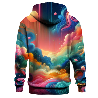 Vibrant Retro Dreams Hoodie