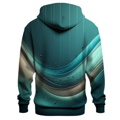 Royal Teal Splash Hoodie